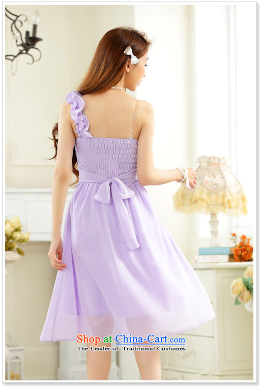 C.o.d. Package Mail 2015 Summer new stylish look sexy marriage quarter sister skirt fungus single shoulder foutune chiffon large number, skirts dress dresses blue XXL picture, prices, brand platters! The elections are supplied in the national character of distribution, so action, buy now enjoy more preferential! As soon as possible.