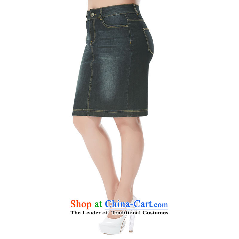 Msshe xl women 2015 new fall inside the pockets in elastic and denim dress Body Dark Blue T6, 4058 skirt the Susan Carroll, poetry Yee (MSSHE),,, shopping on the Internet