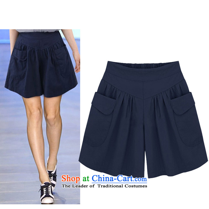O Ya-ting 2015 new to xl female summer thick mm high waist video thin shorts female pants hot pants dark blue 4XL recommends that you, O Jacob 160-180-ting (aoyating) , , , shopping on the Internet