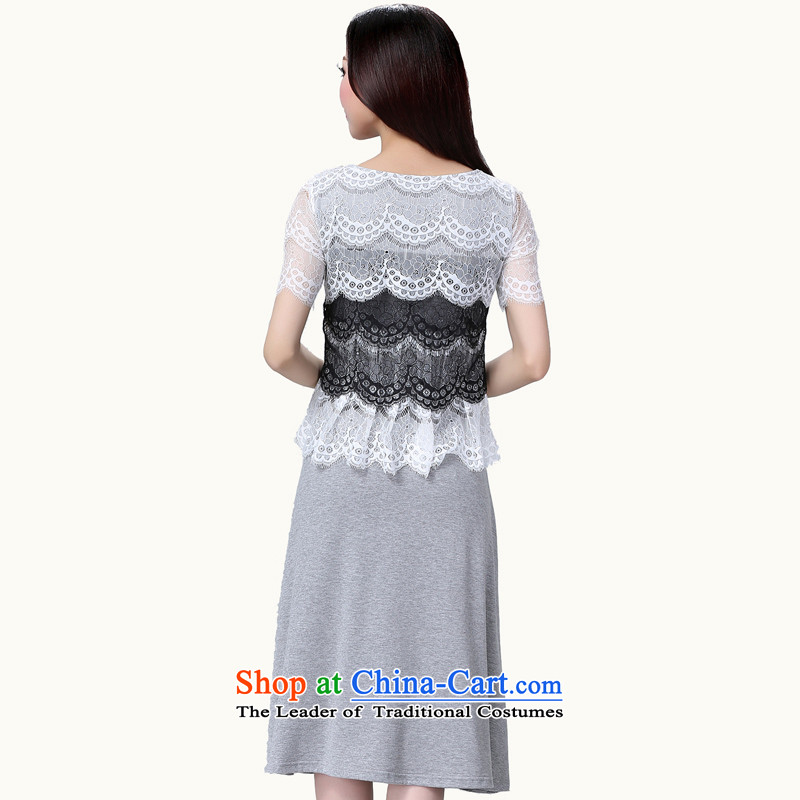 Gilland adjustable thick mm summer lace xl dresses thick sister larger women 2015 Summer summer new graphics thin 2203 Light Gray XL, Ian Tune , , , shopping on the Internet