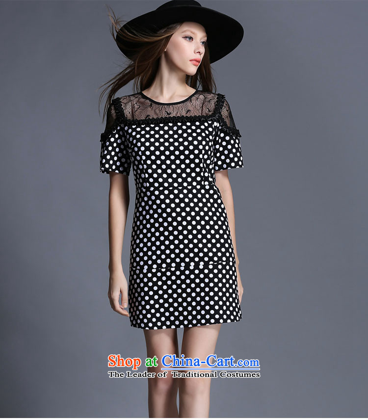 The lymalon Lehmann 2015 Summer Western New Big Wave point stitching lace larger female loose round-neck collar dresses picture color 4XL Photo 1928, prices, brand platters! The elections are supplied in the national character of distribution, so action, buy now enjoy more preferential! As soon as possible.