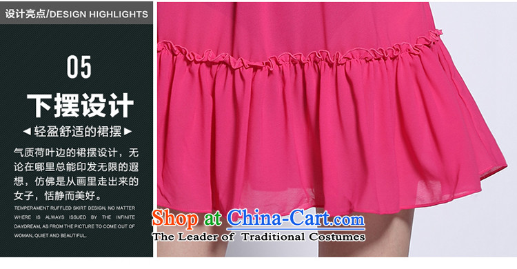 Improving access of 2015 Summer new larger female thick sister temperament knocked color lace stitching chiffon dresses in red XXL pictures 2,631, prices, brand platters! The elections are supplied in the national character of distribution, so action, buy now enjoy more preferential! As soon as possible.