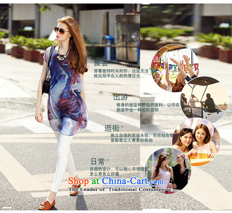 The officials of the fuseau large western Women's Summer thick mm to xl abstract long in stamp T-shirt color pictures of the girl L picture, prices, brand platters! The elections are supplied in the national character of distribution, so action, buy now enjoy more preferential! As soon as possible.