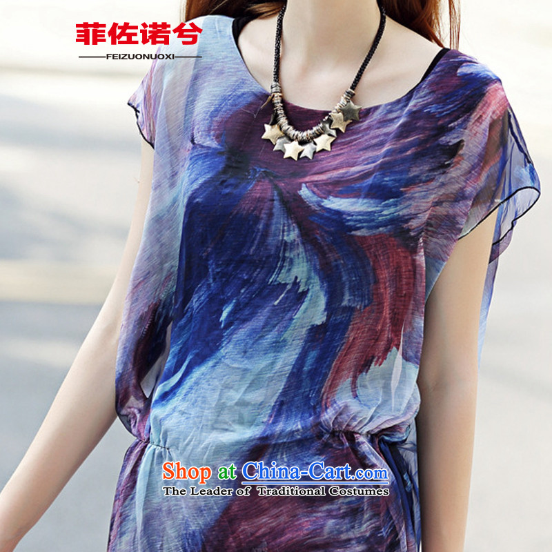 The officials of the fuseau large western Women's Summer thick mm to xl abstract long in stamp T-shirt color pictures of the girl , L, the turbid fuseau shopping on the Internet has been pressed.