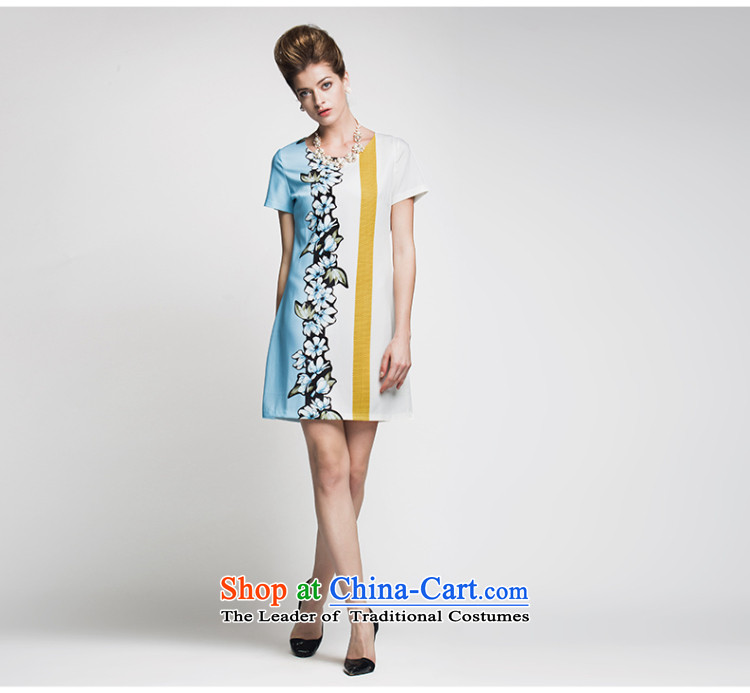 The former Yugoslavia Migdal Code women 2015 Summer new stylish mm thick color blocks stitching temperament skirt suits 5XL 952103169 picture, prices, brand platters! The elections are supplied in the national character of distribution, so action, buy now enjoy more preferential! As soon as possible.
