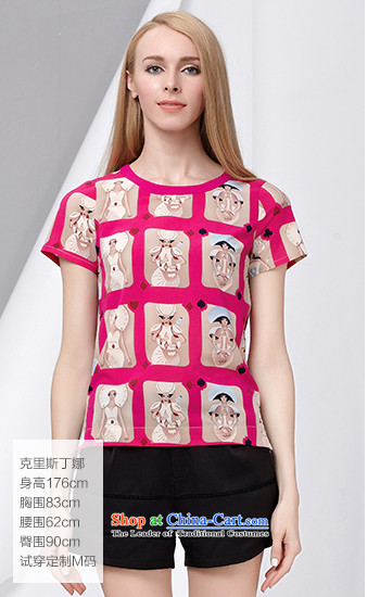 As provided for large 2015 women wear thick MM summer new Korean poker stamp graphics thin short-sleeved T-shirt chiffon Netherlands 2850 Black XL Photo, prices, brand platters! The elections are supplied in the national character of distribution, so action, buy now enjoy more preferential! As soon as possible.