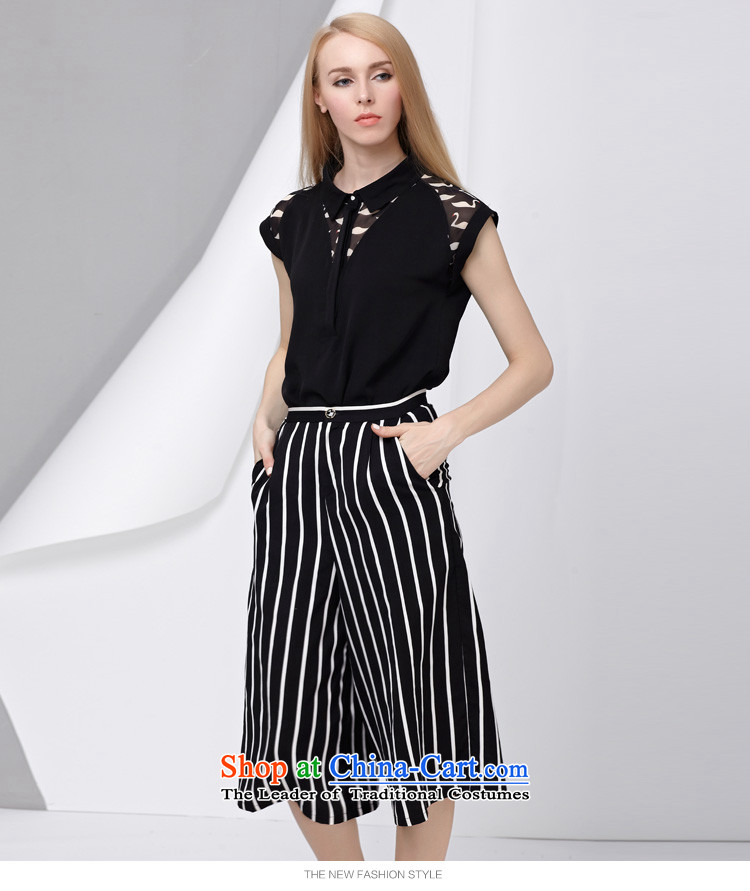As provided for large 2015 women wear thick MM summer new liberal widen the Capri pants and black-and-white streaks L Photo 2820, prices, brand platters! The elections are supplied in the national character of distribution, so action, buy now enjoy more preferential! As soon as possible.