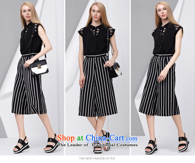 As provided for large 2015 women wear thick MM summer new liberal widen the Capri pants and black-and-white streaks L Photo 2820, prices, brand platters! The elections are supplied in the national character of distribution, so action, buy now enjoy more preferential! As soon as possible.