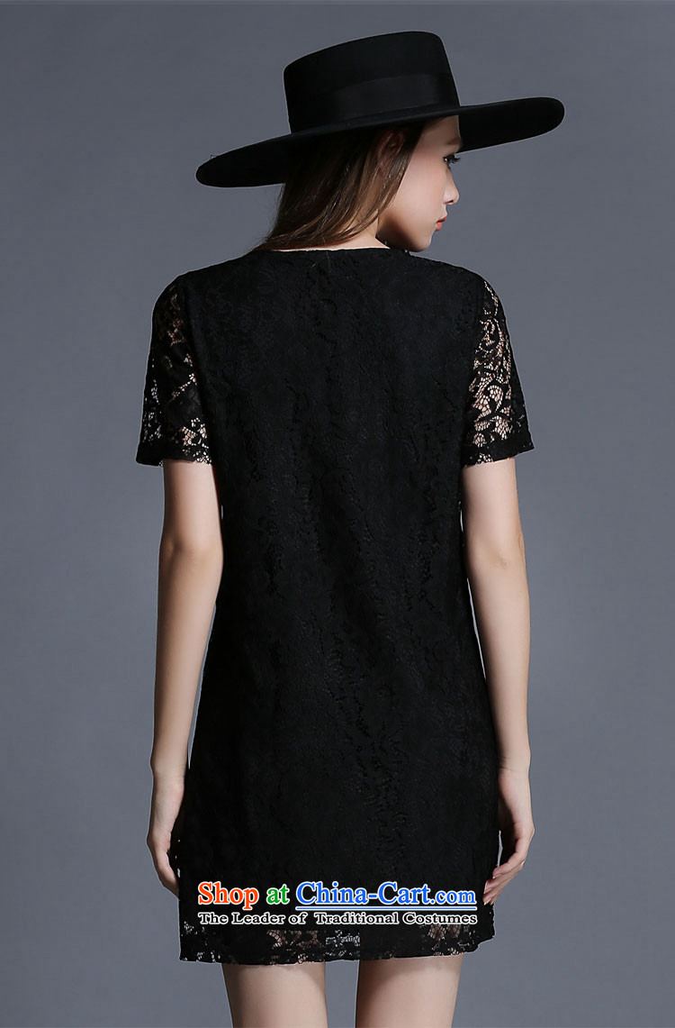Install the new summer ting zhuangting2015 high end large European and American Girl graphics thin lace short-sleeved dresses 1926 Black XL Photo, prices, brand platters! The elections are supplied in the national character of distribution, so action, buy now enjoy more preferential! As soon as possible.