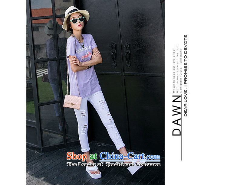 Amista Asagaya pedic code women thick mm summer new cotton t-shirts short-sleeve female Korean loose video thin short-sleeved T-shirt , purple large 9,265 incense code XL RECOMMENDATIONS 120 140 catties picture, prices, brand platters! The elections are supplied in the national character of distribution, so action, buy now enjoy more preferential! As soon as possible.