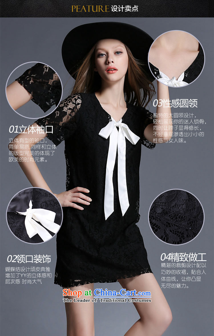 Improving access of 2015 mm thick larger women's summer new) Dolls collar butterfly tie dresses video thin black XL pictures, 1926 prices, brand platters! The elections are supplied in the national character of distribution, so action, buy now enjoy more preferential! As soon as possible.