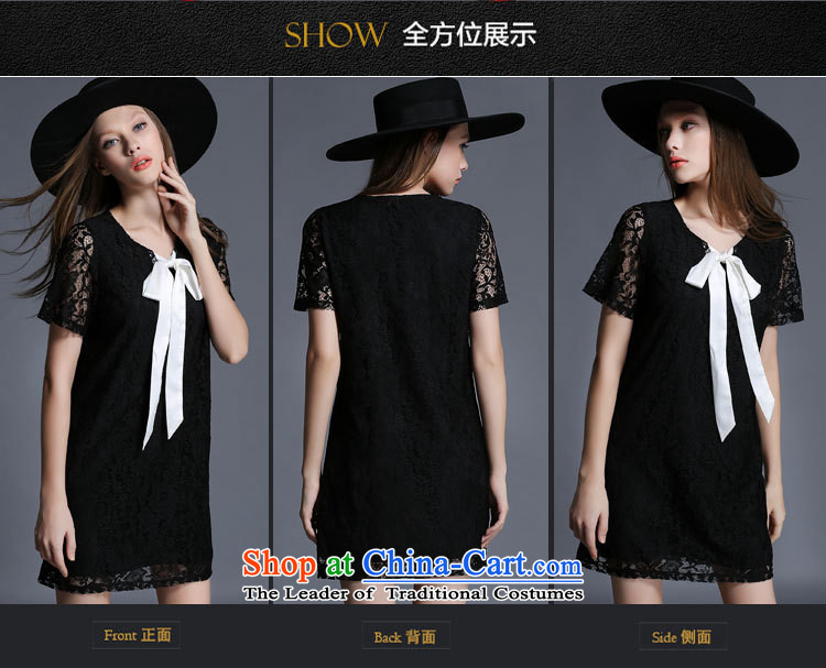 Improving access of 2015 mm thick larger women's summer new) Dolls collar butterfly tie dresses video thin black XL pictures, 1926 prices, brand platters! The elections are supplied in the national character of distribution, so action, buy now enjoy more preferential! As soon as possible.