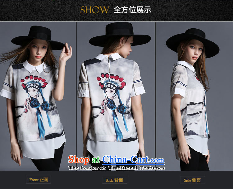 Improving access of 2015 Women's code of the npc thick summer new doll collar retro stamp wild shirt thick mm video thin T-shirt color picture XXL picture in 1910, prices, brand platters! The elections are supplied in the national character of distribution, so action, buy now enjoy more preferential! As soon as possible.