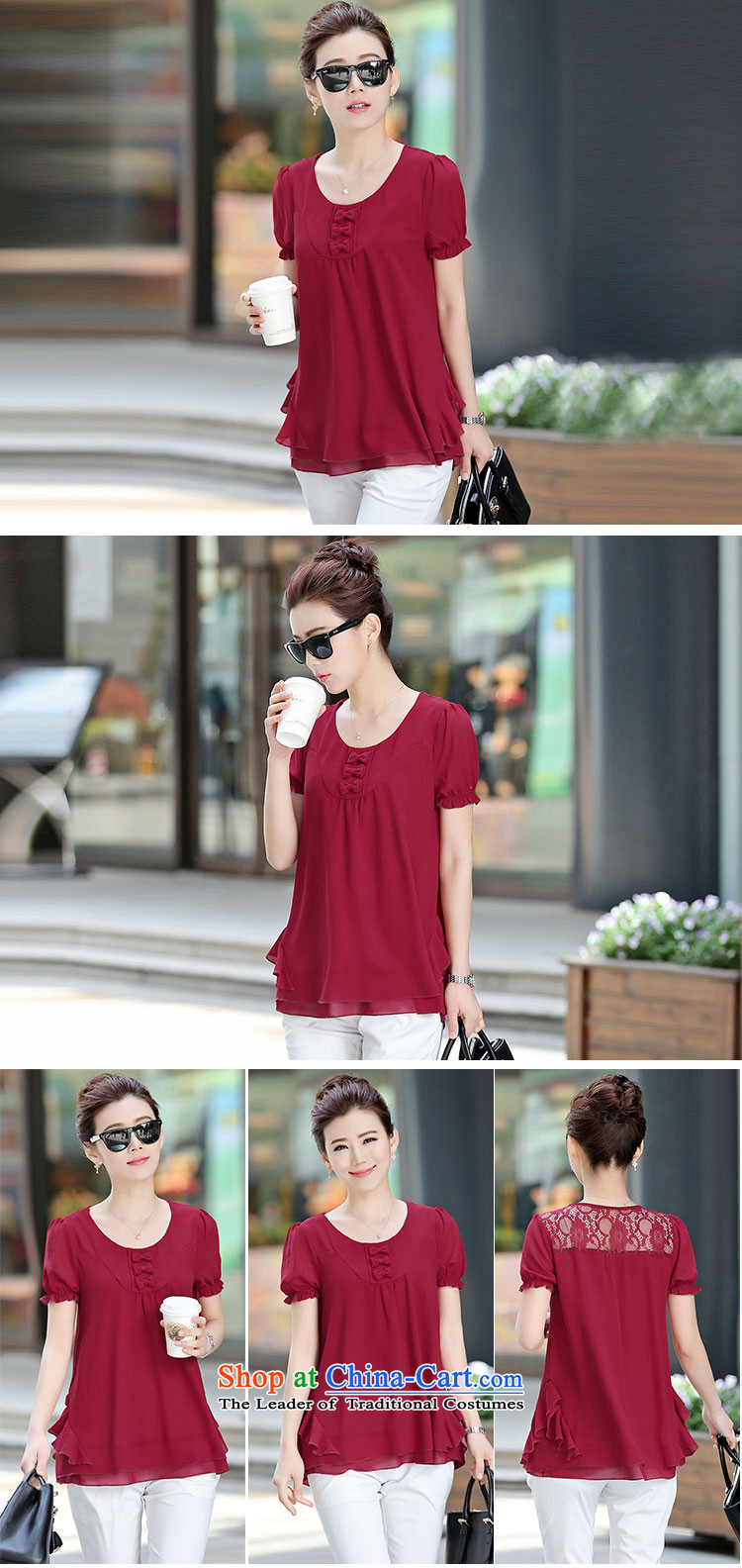 If code short-sleeved shirt women chiffon 2015 Summer loose thick large mm solid color T-shirt chestnut horses L photo summer, prices, brand platters! The elections are supplied in the national character of distribution, so action, buy now enjoy more preferential! As soon as possible.