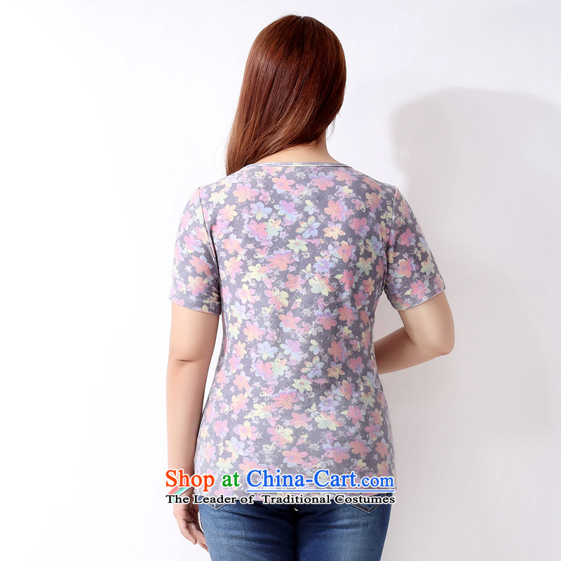 Picking more focused MM heavy code 2015 Women's Summer video thin wild stamp short-sleeved T-shirt female A3902 SUIT XL, Picking, more Tsai (CAIDOBLE) , , , shopping on the Internet