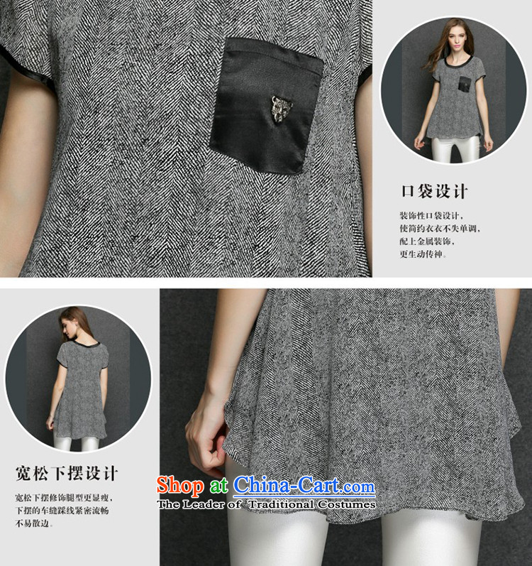 Improving access of thick mm larger women's summer new high-end 2015 solid color loose video thin temperament large short-sleeved T-shirt shirt color picture XL Photo 3394, prices, brand platters! The elections are supplied in the national character of distribution, so action, buy now enjoy more preferential! As soon as possible.