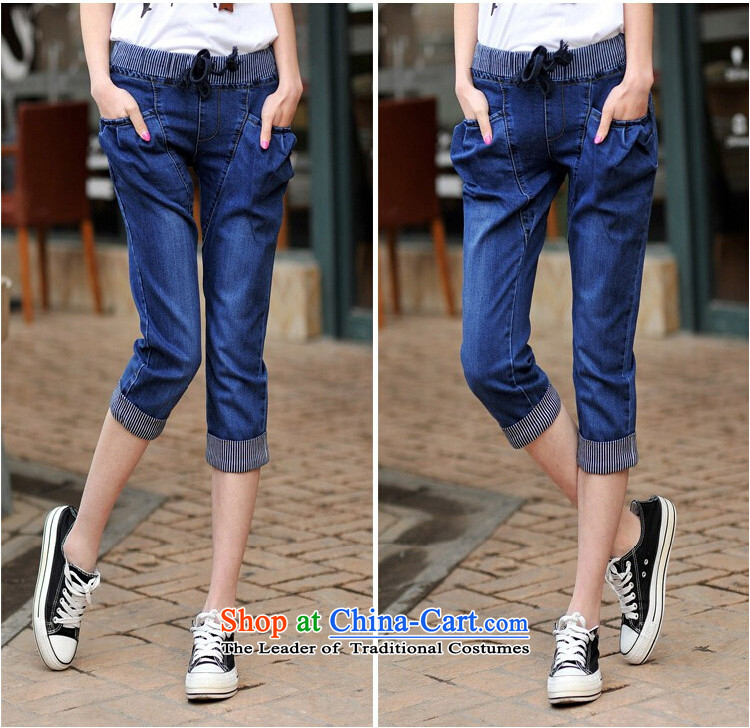  Large Zz&ff Women 2015 mm thick summer 200 catties Harun trousers larger ladies pants Capri girl jeans picture color XXL( recommendations 130-165 catty) Picture, prices, brand platters! The elections are supplied in the national character of distribution, so action, buy now enjoy more preferential! As soon as possible.