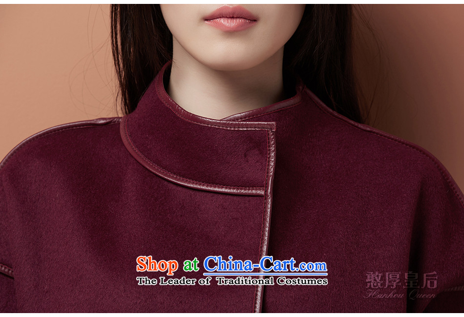 Queen's 2015 autumn and winter shows the new two-sided woolen coat female Long Hoodie gross jacket han bum chestnut horses? L picture, prices, brand platters! The elections are supplied in the national character of distribution, so action, buy now enjoy more preferential! As soon as possible.