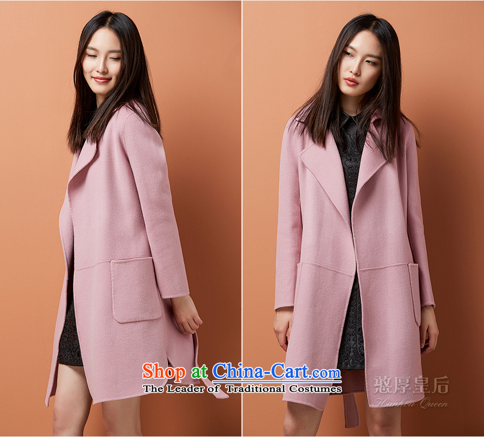  The new 2015 Queen simple two-sided woolen coat Sau San long gross Ms. han bum jacket? windbreaker pink S picture, prices, brand platters! The elections are supplied in the national character of distribution, so action, buy now enjoy more preferential! As soon as possible.