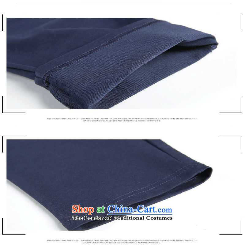 In 2015 Addis Ababa solabe/ summer thick MM to increase cotton t-shirt Capri Lounge of the sportswear large dark blue XXL, women in Addis Ababa (solabe) , , , shopping on the Internet