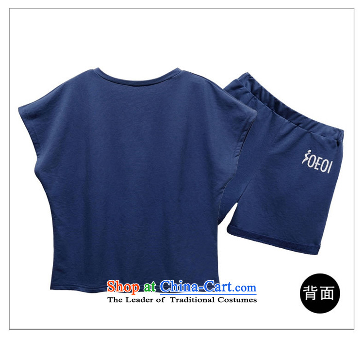 C.o.d. thick sister 200 catties larger women 2015 Spring/Summer casual stylish package female sports Graphics Suite thin sweater women blue 2XL Photo, prices, brand platters! The elections are supplied in the national character of distribution, so action, buy now enjoy more preferential! As soon as possible.