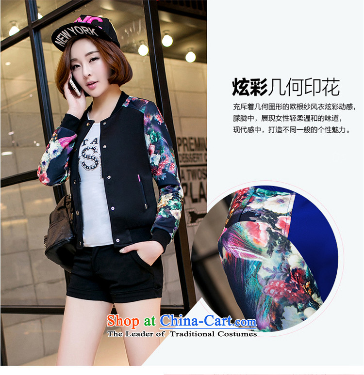 The Doi larger women during the spring and autumn jacket thick sister 2015 new Korean Version Stamp to increase thin 200 catties casual jacket color blue 3XL( female 150-170) recommendations picture, prices, brand platters! The elections are supplied in the national character of distribution, so action, buy now enjoy more preferential! As soon as possible.