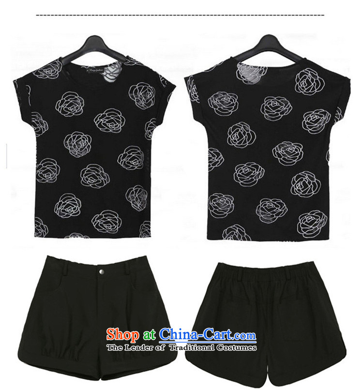 2015 Plus biventricular hypertrophy nga toi code women thick mm summer short-sleeved T-shirt trouser press kit 9095 Black XXXXL picture, prices, brand platters! The elections are supplied in the national character of distribution, so action, buy now enjoy more preferential! As soon as possible.