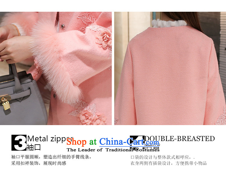Mantile en code women for winter high-end embroidery? In gross jacket long Korean thick MM video thin A gross coats pink /MDR7115? XXXL150-160 around 922.747 picture, prices, brand platters! The elections are supplied in the national character of distribution, so action, buy now enjoy more preferential! As soon as possible.