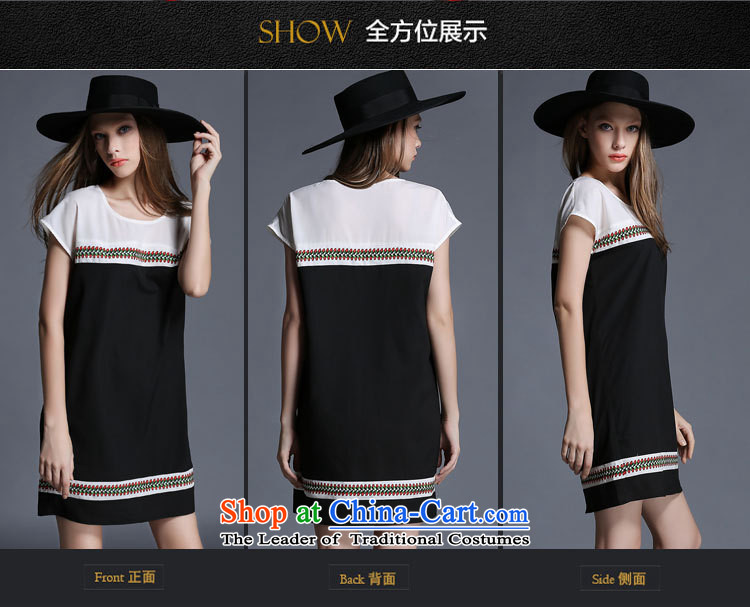 Improving access of 2015 mm to thick xl Women's Summer new personality thick, Hin thin retro elements dress 1913 Black XL Photo, prices, brand platters! The elections are supplied in the national character of distribution, so action, buy now enjoy more preferential! As soon as possible.