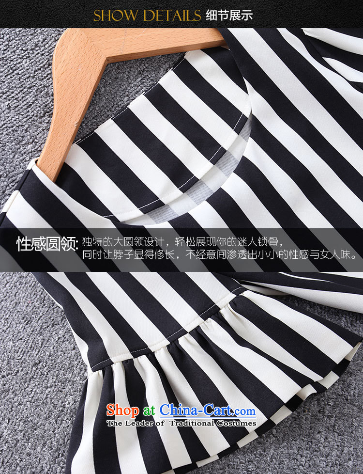Improving access of 2015 Women's code of the npc thick summer new Wild loose video thin, Horn, short-sleeved T-shirt stripes jacket 1973 Black XL Photo, prices, brand platters! The elections are supplied in the national character of distribution, so action, buy now enjoy more preferential! As soon as possible.