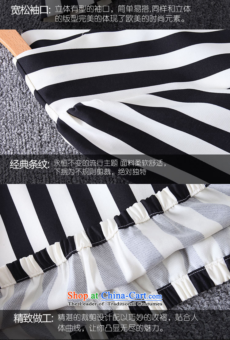 Improving access of 2015 Women's code of the npc thick summer new Wild loose video thin, Horn, short-sleeved T-shirt stripes jacket 1973 Black XL Photo, prices, brand platters! The elections are supplied in the national character of distribution, so action, buy now enjoy more preferential! As soon as possible.