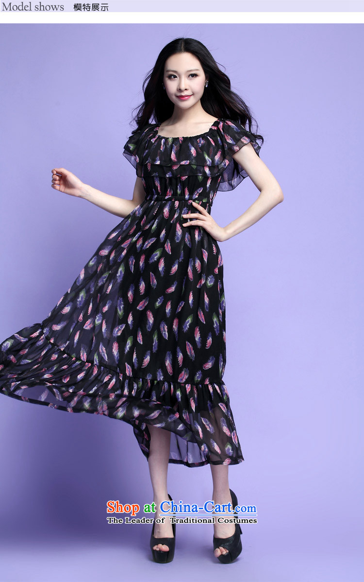 Coveted summer to xl female billowy flounces thick people chiffon saika beach long skirt skirt 3720 apricot color pictures, prices, XXXL brand platters! The elections are supplied in the national character of distribution, so action, buy now enjoy more preferential! As soon as possible.
