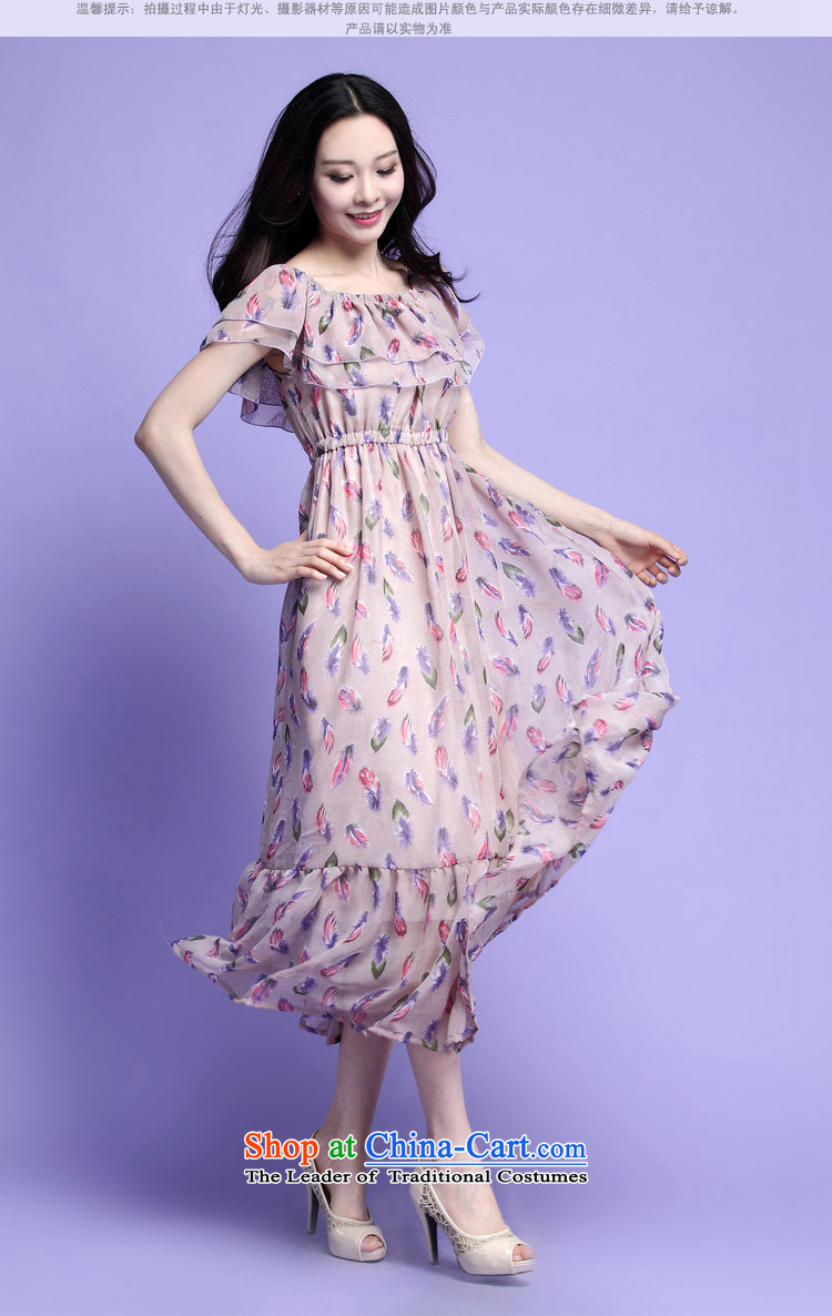 Coveted summer to xl female billowy flounces thick people chiffon saika beach long skirt skirt 3720 apricot color pictures, prices, XXXL brand platters! The elections are supplied in the national character of distribution, so action, buy now enjoy more preferential! As soon as possible.