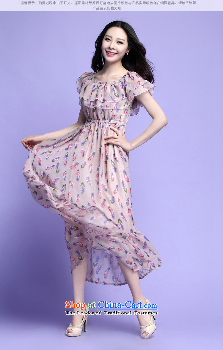 Coveted summer to xl female billowy flounces thick people chiffon saika beach long skirt skirt 3720 apricot color pictures, prices, XXXL brand platters! The elections are supplied in the national character of distribution, so action, buy now enjoy more preferential! As soon as possible.