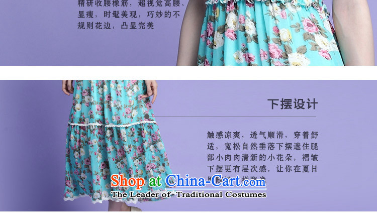 Coveted summer xl female thick sister two fake chiffon lace floral long skirt suits 3725 Green XXXL picture, prices, brand platters! The elections are supplied in the national character of distribution, so action, buy now enjoy more preferential! As soon as possible.