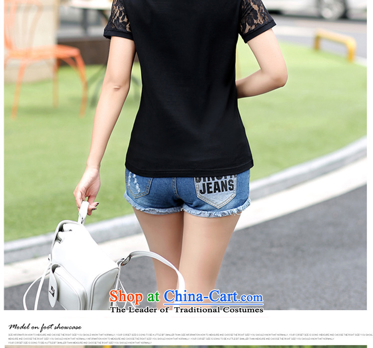 O can be increased by 2015 Robin to persons of thick women large summer compassionate round-neck collar loose short-sleeved T-shirt black 3XL( recommendations 145-160 catty) Picture, prices, brand platters! The elections are supplied in the national character of distribution, so action, buy now enjoy more preferential! As soon as possible.