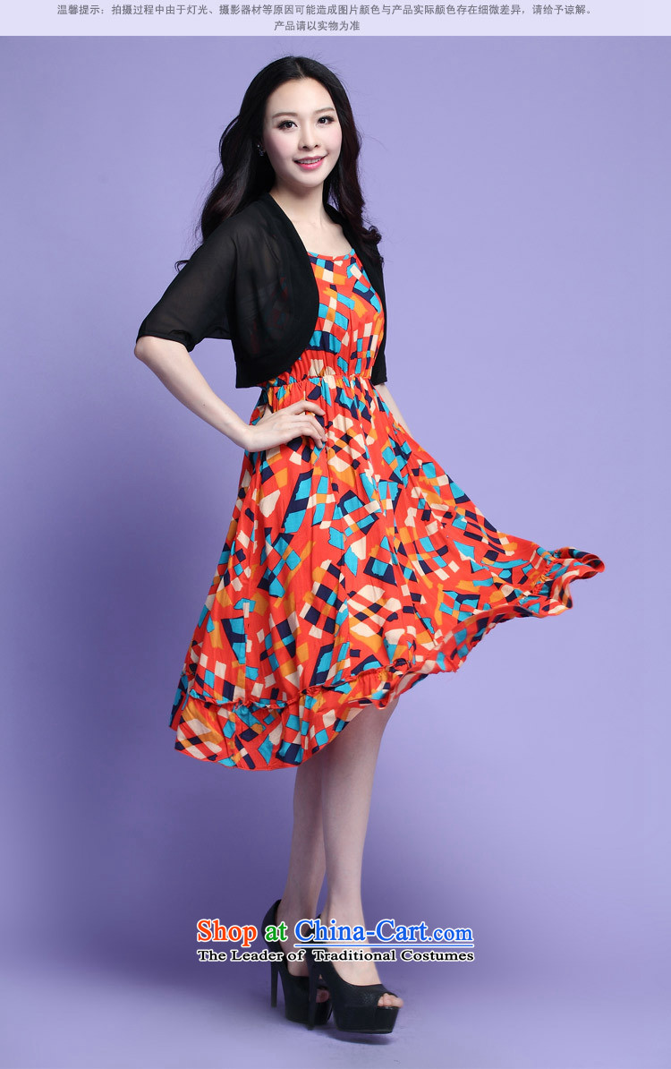 Coveted thick sister larger women's summer thick mm chiffon shawl strap dresses really two kits was 3727 ORANGE XXXL picture, prices, brand platters! The elections are supplied in the national character of distribution, so action, buy now enjoy more preferential! As soon as possible.