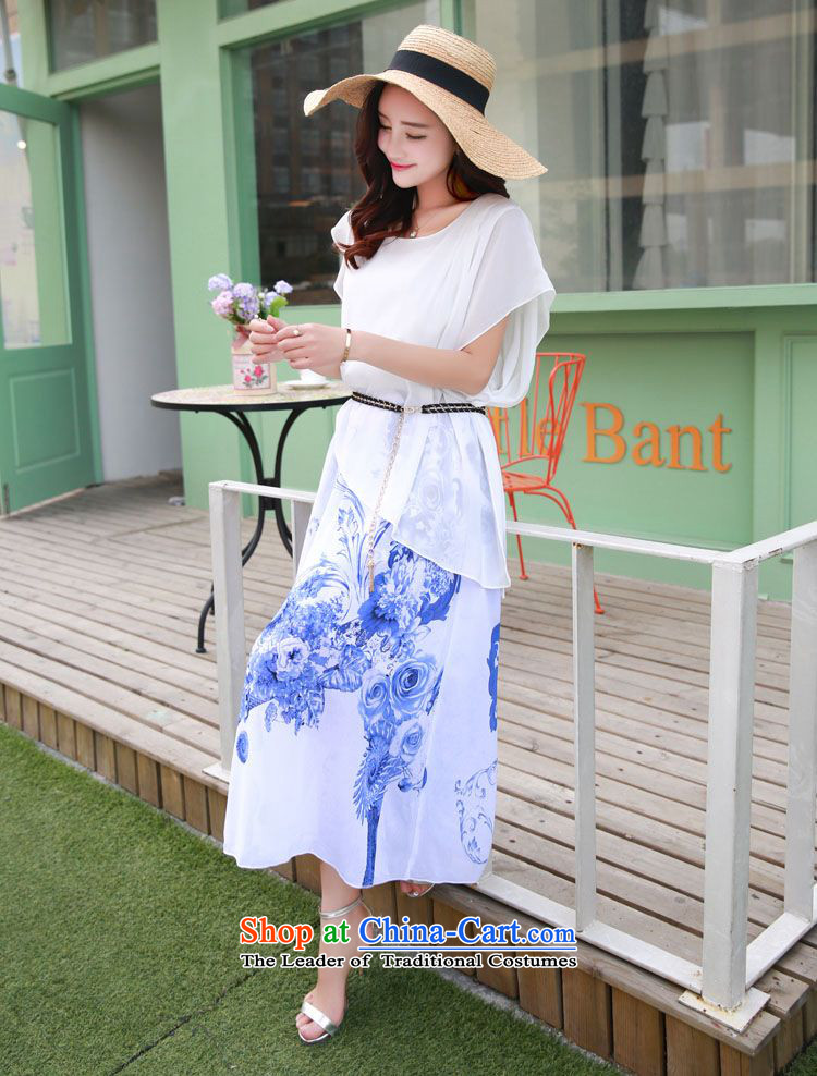    2015 Summer Sophie left Korean female Bohemia leave two long stamp chiffon dresses Resort Long skirts White M female picture, prices, brand platters! The elections are supplied in the national character of distribution, so action, buy now enjoy more preferential! As soon as possible.