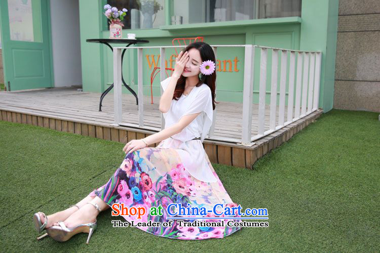    2015 Summer Sophie left Korean female Bohemia leave two long stamp chiffon dresses Resort Long skirts White M female picture, prices, brand platters! The elections are supplied in the national character of distribution, so action, buy now enjoy more preferential! As soon as possible.