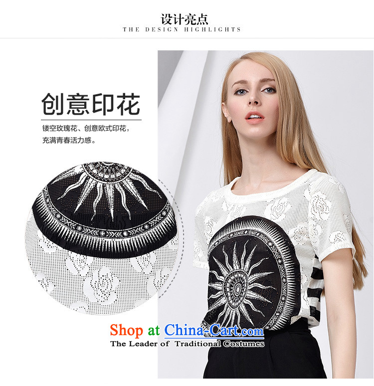 As provided for by 2015 XL female thick MM new summer products Korean Stamp lounge suites and head of Sau San short-sleeved T-shirt 2800 white picture, prices, 5XL brand platters! The elections are supplied in the national character of distribution, so action, buy now enjoy more preferential! As soon as possible.