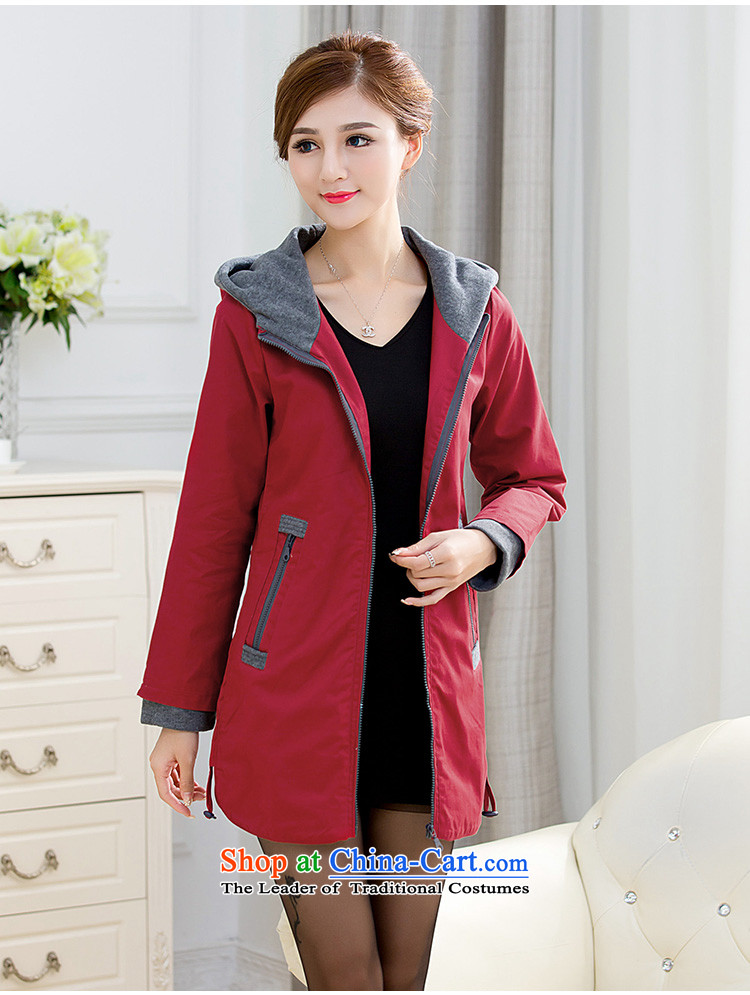 The Clinton for 2015 sweater female new larger female 200 catties thick mm windbreaker women long jacket, female, optional extra thick cotton coat fleet strength was 8,397 brick-red (XL(115-125) coal) Picture, prices, brand platters! The elections are supplied in the national character of distribution, so action, buy now enjoy more preferential! As soon as possible.