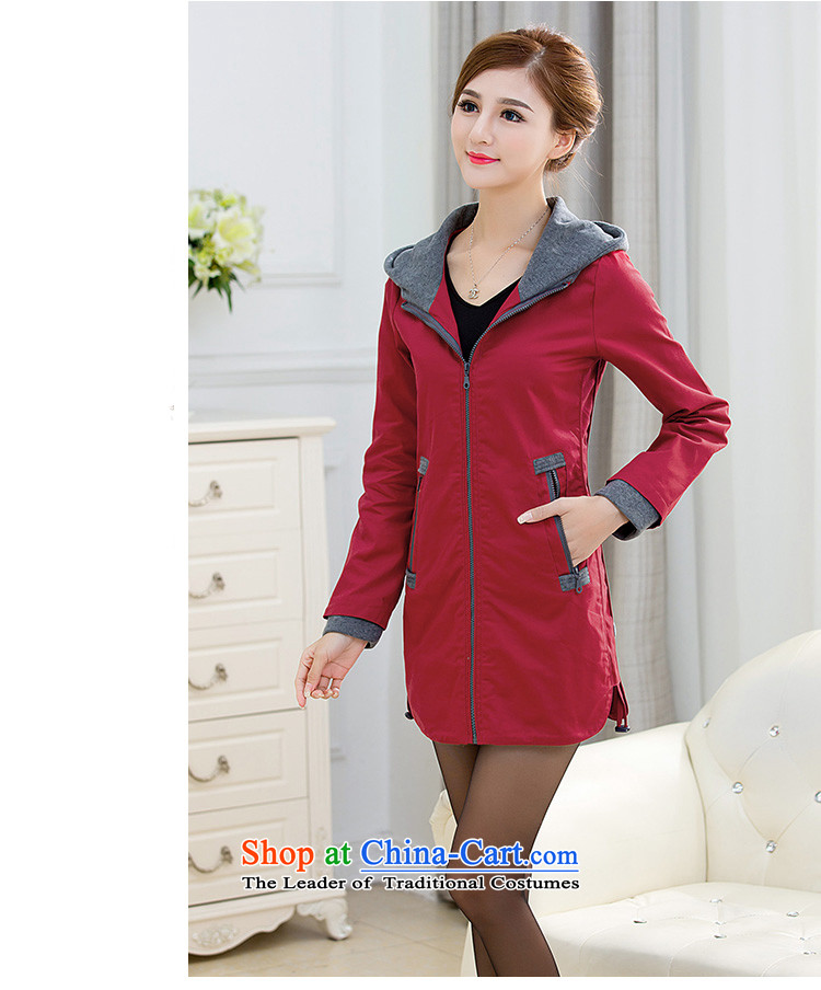The Clinton for 2015 sweater female new larger female 200 catties thick mm windbreaker women long jacket, female, optional extra thick cotton coat fleet strength was 8,397 brick-red (XL(115-125) coal) Picture, prices, brand platters! The elections are supplied in the national character of distribution, so action, buy now enjoy more preferential! As soon as possible.