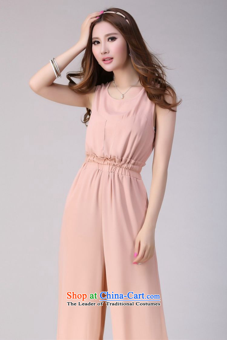   2015 Summer Sophie left Korea women who are graphics version thin sleeveless relaxd casual trousers and widen their trousers green S picture, prices, brand platters! The elections are supplied in the national character of distribution, so action, buy now enjoy more preferential! As soon as possible.