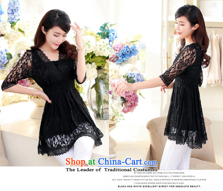  Large ZORMO Women's Summer thick mm to xl lace shirt elastic waist in long black shirts 5XL picture, prices, brand platters! The elections are supplied in the national character of distribution, so action, buy now enjoy more preferential! As soon as possible.