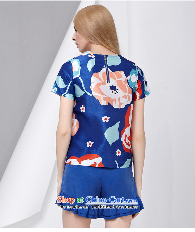 As provided for large 2015 Women's Summer New Products Korean suit chiffon shirt video thin large chiffon short-sleeved T-shirt 2865 L picture, prices, brand platters! The elections are supplied in the national character of distribution, so action, buy now enjoy more preferential! As soon as possible.