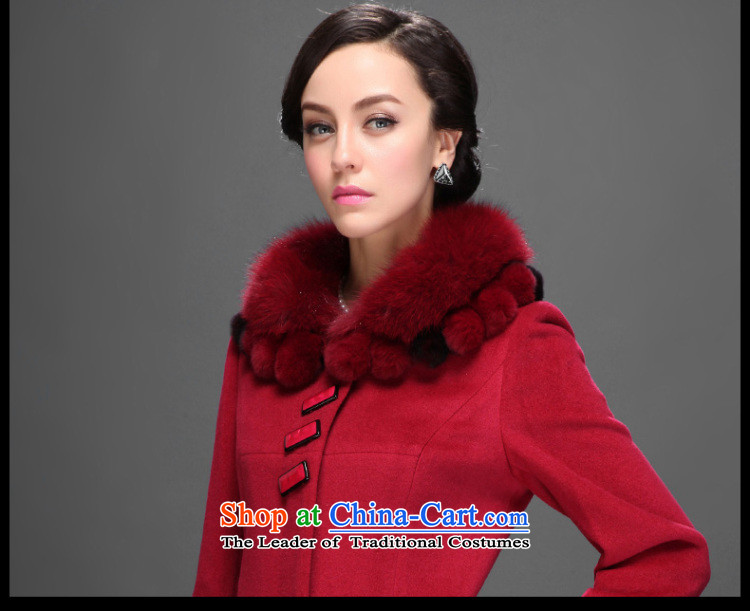Hengyuan Cheung 2015 new winter. long) Older women woolen coats gross for it? daughter Princess Red Jacket 2,555 NANSAN 170/92A(XL) picture, prices, brand platters! The elections are supplied in the national character of distribution, so action, buy now enjoy more preferential! As soon as possible.