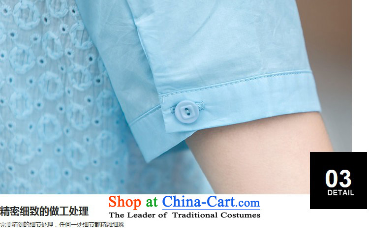 Li Ying summer hundreds of new stylish large short-sleeved blouses and Korean loose thick solid-colored shirt 