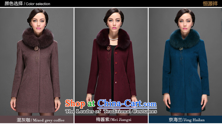 Hengyuan Cheung women in winter the new long wool coats that older gross? for a jacket 2,556 Nansan Mui sauce purple 165/88A(L) picture, prices, brand platters! The elections are supplied in the national character of distribution, so action, buy now enjoy more preferential! As soon as possible.