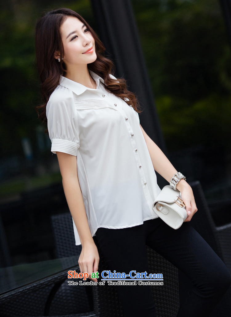 2015 Summer ZORMO new lace stitching to xl chiffon shirt thick mm under the liberal casual shirt, white 4XL Photo, prices, brand platters! The elections are supplied in the national character of distribution, so action, buy now enjoy more preferential! As soon as possible.
