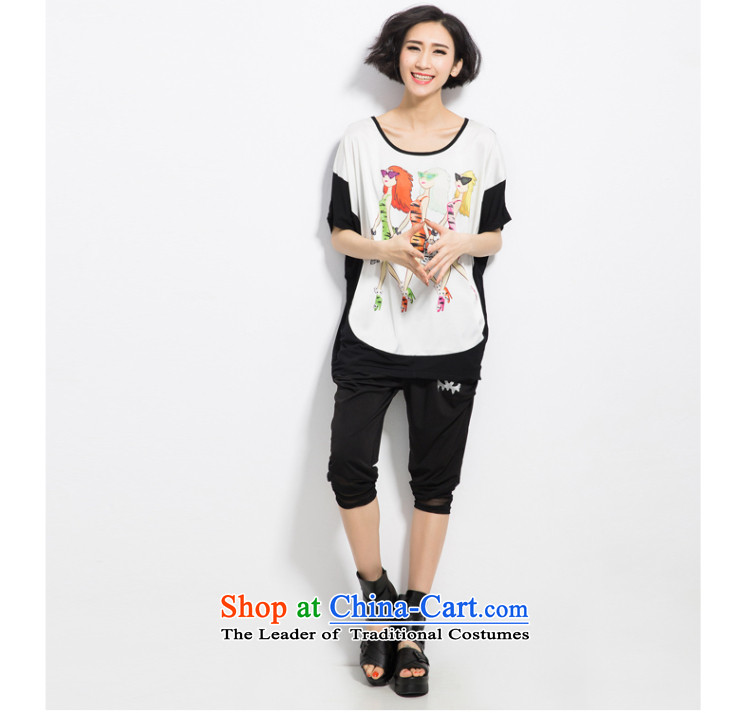 The Eternal Soo-to increase women's code 2015 Summer new thick sister wild loose video thin short-sleeved T-Black XL Photo, prices, brand platters! The elections are supplied in the national character of distribution, so action, buy now enjoy more preferential! As soon as possible.